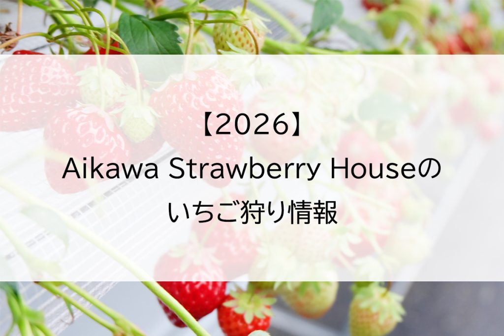 【2026】Aikawa Strawberry Houseのいちご狩り情報
