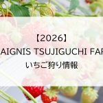 【2026】AQUAIGNIS TSUJIGUCHI FARM (アクアイグニス ツジグチ ファーム)のいちご狩り情報