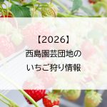 【2026】西島園芸団地のいちご狩り情報