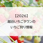 【2026】越谷いちごタウンのいちご狩り情報
