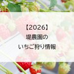 【2026】堤農園のいちご狩り情報